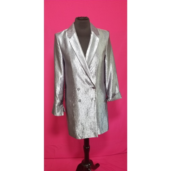 Shiny Metallic Blazer (can be worn as a dress) - Picture 2 of 6